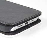 iPhone 13 Pro Max Case Hülle - Wallet schwarz Taylor Swift Sketch - White