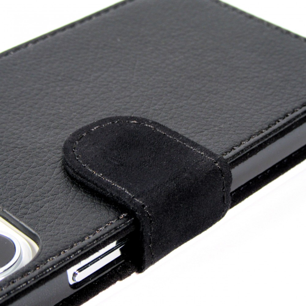iPhone 13 Pro Max Case Hülle - Wallet schwarz Taylor Swift Sketch - White