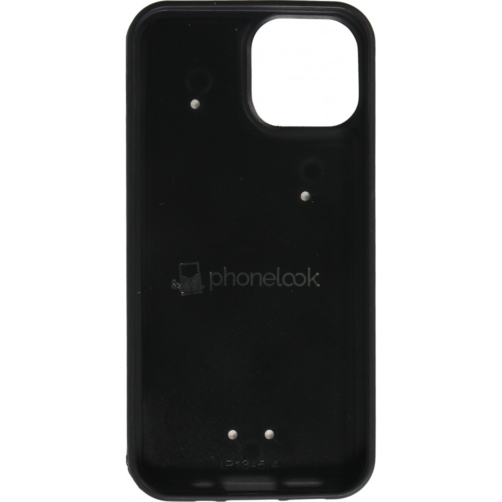 iPhone 13 mini Case Hülle - Silikon schwarz Pferd majestätisch Strand