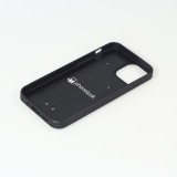 iPhone 13 mini Case Hülle - Silikon schwarz Pferd majestätisch Strand