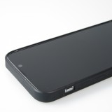 iPhone 13 mini Case Hülle - Silikon schwarz Pferd majestätisch Strand