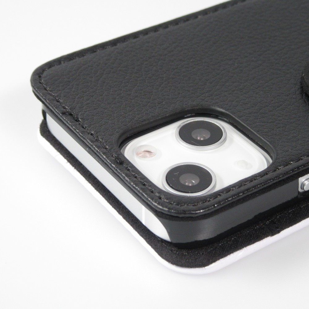 iPhone 13 mini Case Hülle - Wallet schwarz Taylor Swift Sketch - Pink