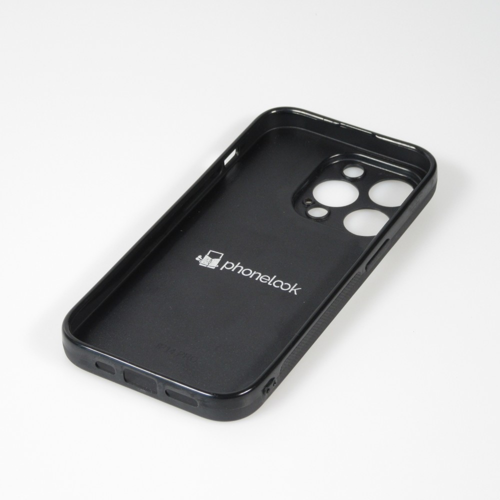 iPhone 14 Pro Case Hülle - Silikon schwarz Summer 2025 Hello summer