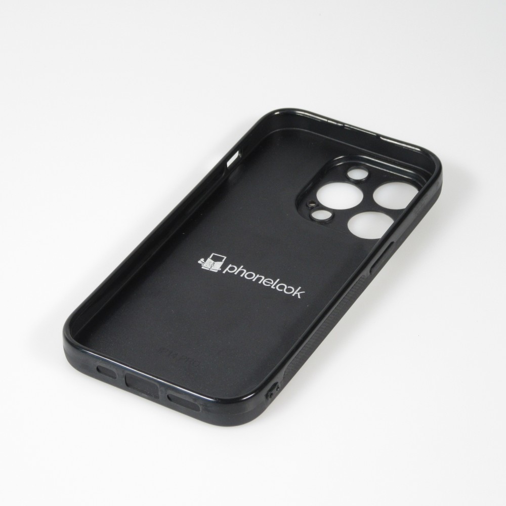 iPhone 15 Pro Max Case Hülle - Silikon schwarz 100% einzigartig erstellt dank Deiner Kreativität und künstlicher Intelligenz (KI)