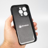 iPhone 15 Pro Case Hülle - Silikon schwarz Taylor Swift Sketch - White