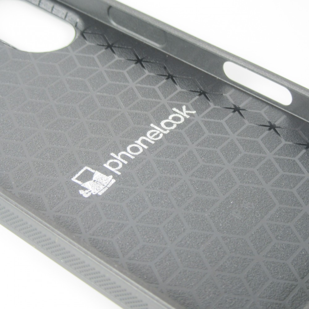 Personalisierte Hülle mit schwarzen Silikonrändern - iPhone 16