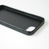 iPhone 16e Case Hülle - Silikon schwarz Weihnachten 2023 Mikromuster