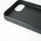 iPhone 16e Case Hülle - Silikon schwarz Weihnachten 2023 Mikromuster