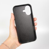 iPhone 17 Case Hülle - Silikon schwarz Turtles lines on black