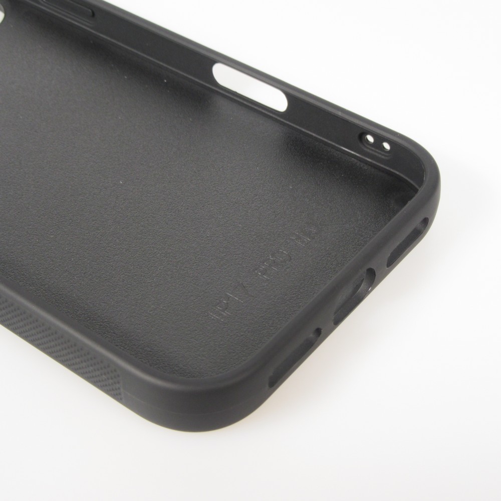 iPhone 17 Pro Max Case Hülle - Silikon schwarz Valentin 2024 Liebe unter dem Mond