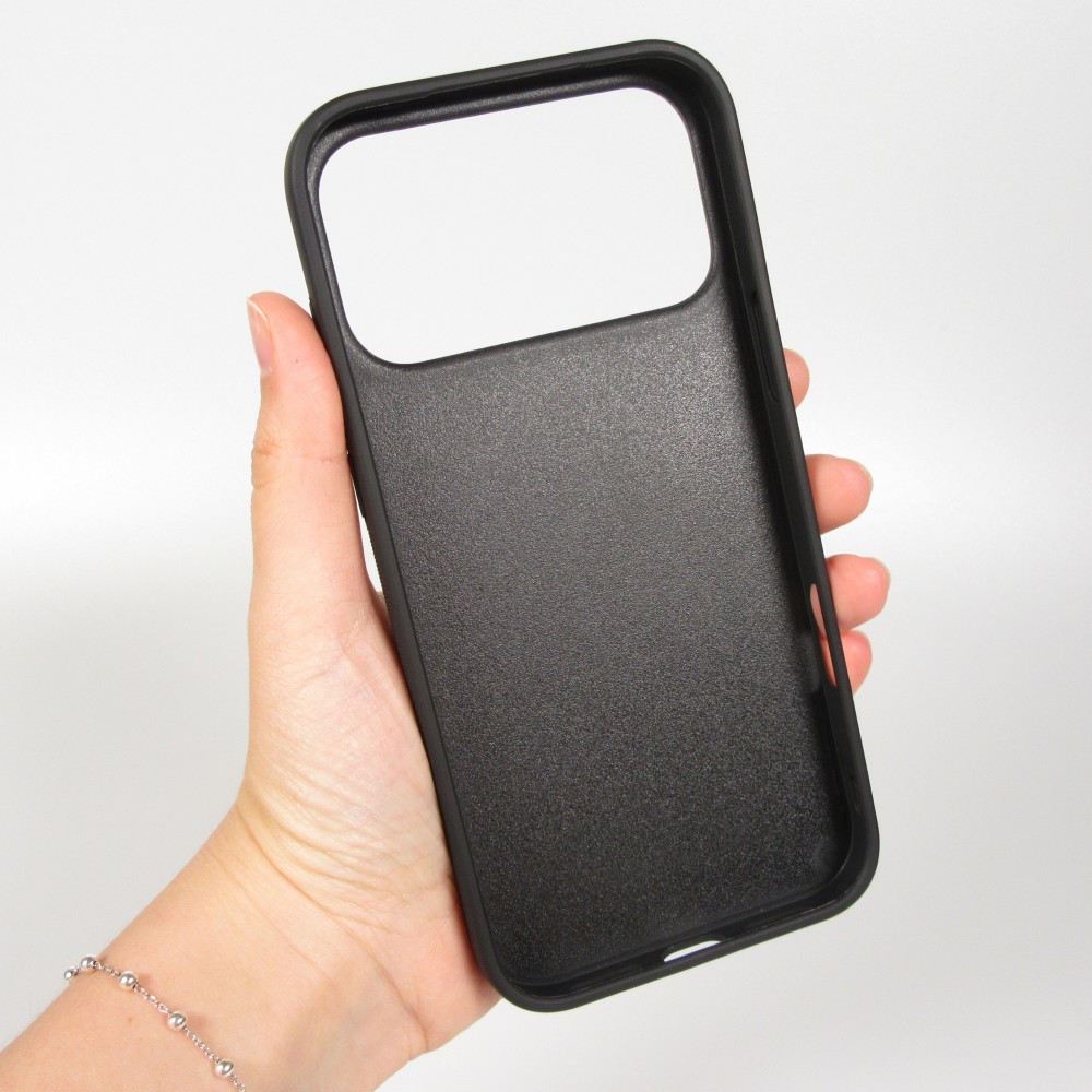 iPhone 17 Pro Max Case Hülle - Silikon schwarz Valentin 2024 Liebe unter dem Mond