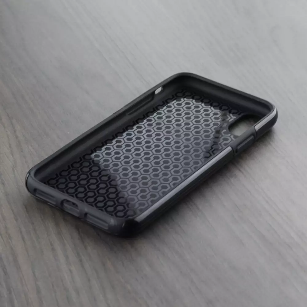 Hülle iPhone X / Xs - Hybrid Armor schwarz Enjoy the little things