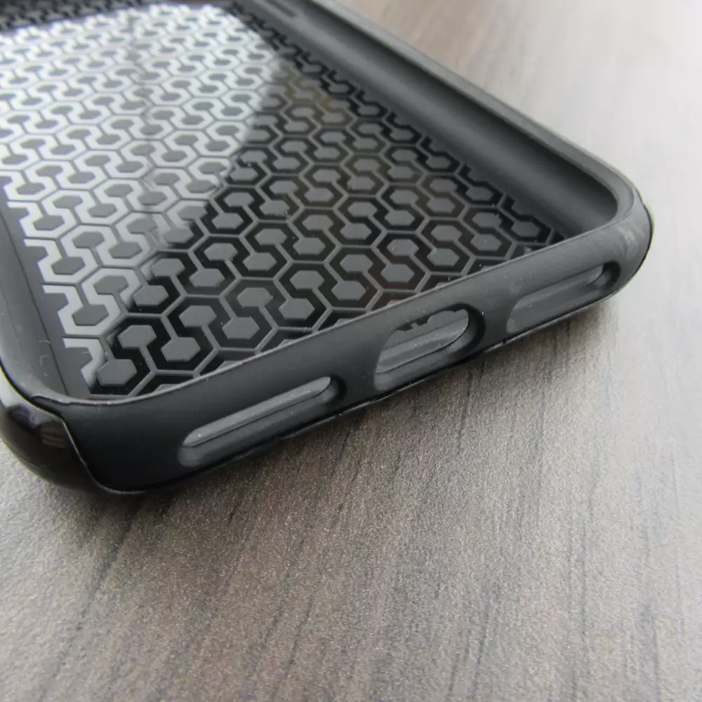 Hülle iPhone X / Xs - Hybrid Armor schwarz Enjoy the little things