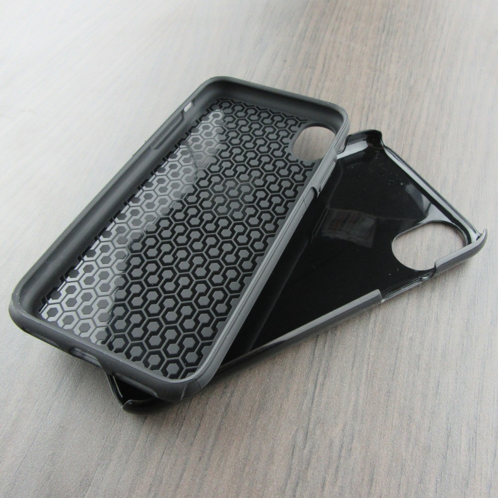 iPhone X / Xs Case Hülle - Hybrid Armor schwarz Taylor Swift In My Swiftie Era - Pink