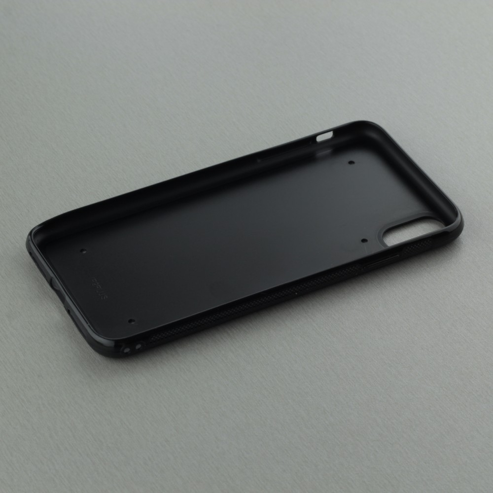 iPhone Xs Max Case Hülle - Silikon schwarz F1 Track 2025 China