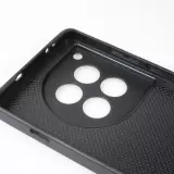 OnePlus 12 Case Hülle - Silikon schwarz Valentine 2023 purpule single heart