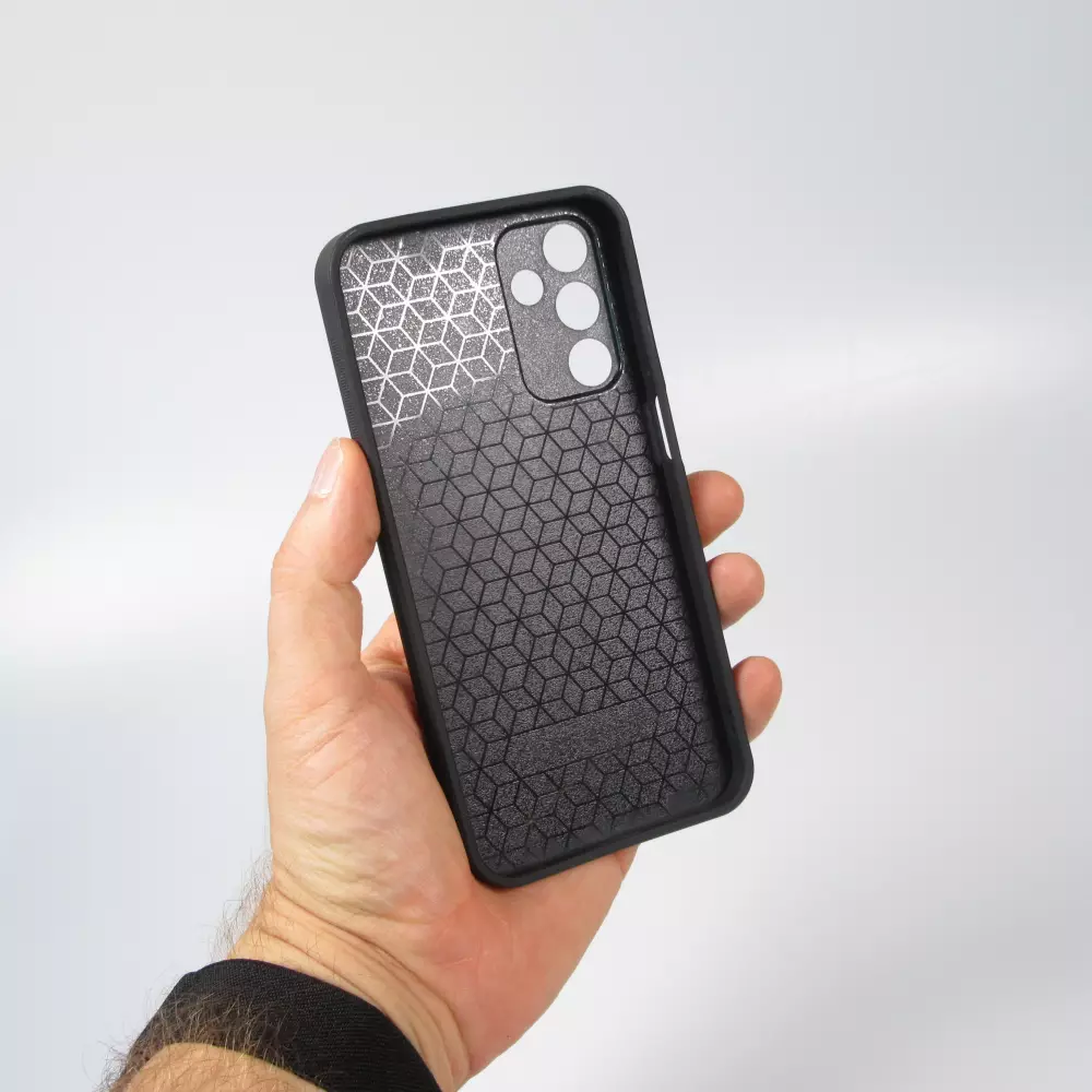 Samsung Galaxy A15 Case Hülle - Silikon schwarz Schottland personalisierbares Fussballtrikot