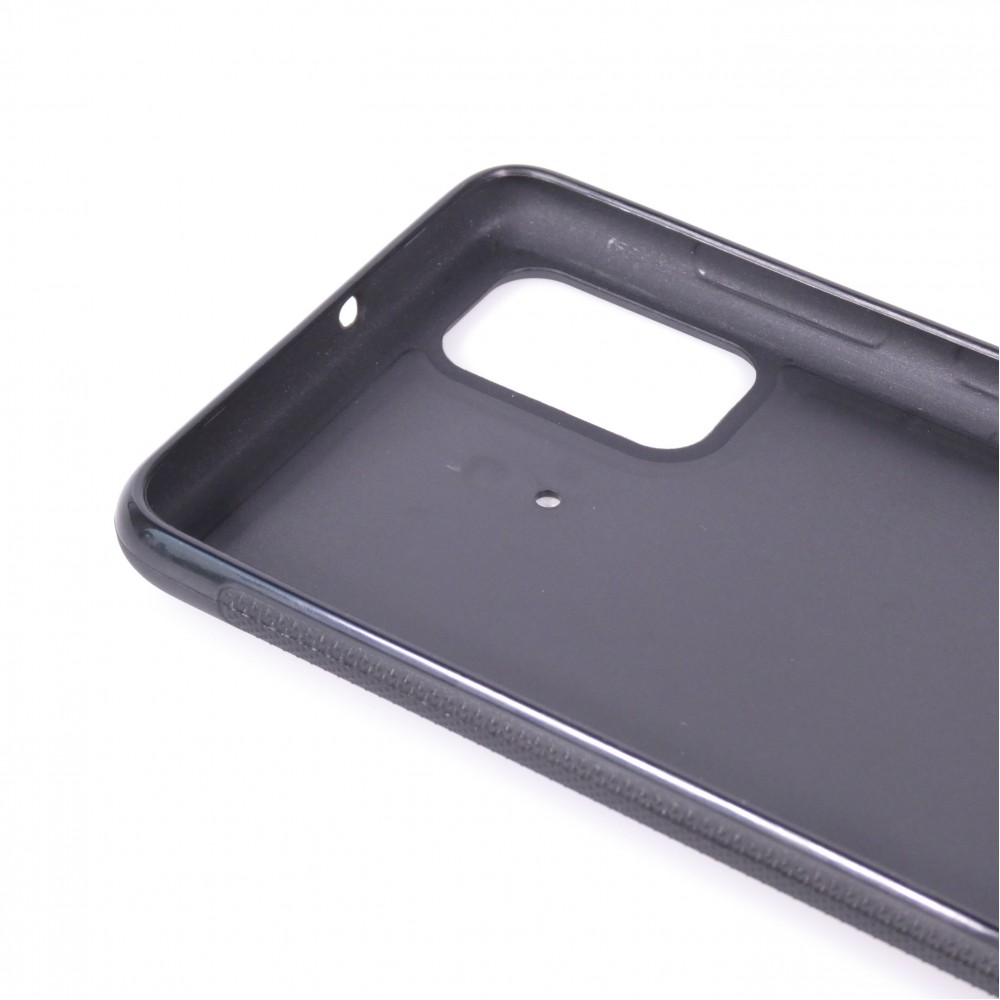 Samsung Galaxy A41 Case Hülle - Silikon schwarz Manta Lagune Reinigung