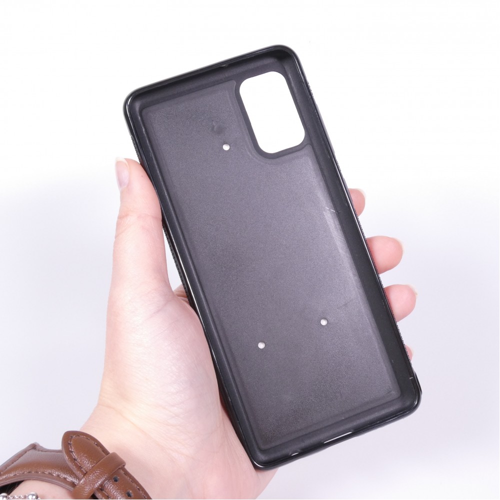 Samsung Galaxy A41 Case Hülle - Silikon schwarz Manta Lagune Reinigung