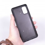 Samsung Galaxy A41 Case Hülle - Silikon schwarz Manta Lagune Reinigung