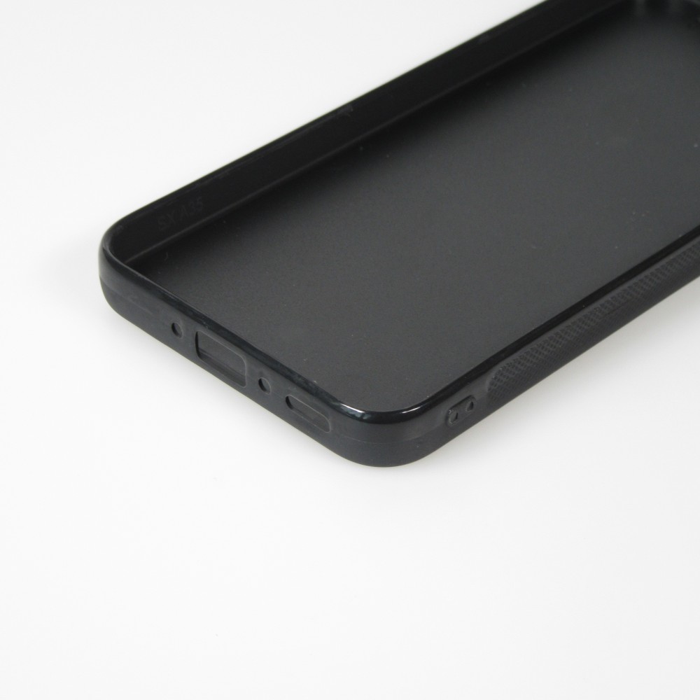 Samsung Galaxy A56 Case Hülle - Silikon schwarz Pferd majestätisch Strand