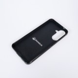 Coque Samsung Galaxy A57 5G - Silicone rigide noir Wave Sunset