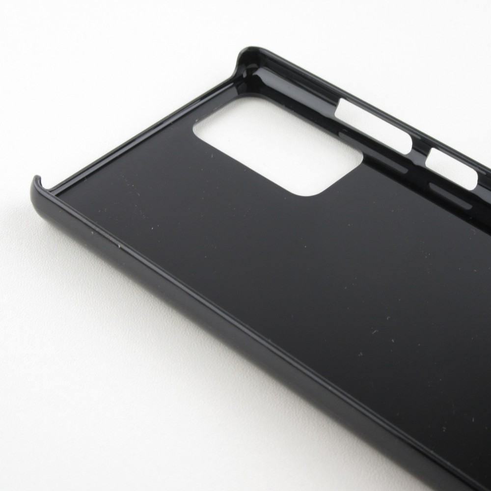 Samsung Galaxy Note 20 Case Hülle - Chat auf lila Hintergrund