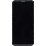 Samsung Galaxy S10 Case Hülle - Hybrid Armor schwarz Chat auf lila Hintergrund