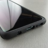 Samsung Galaxy S10 Case Hülle - Hybrid Armor schwarz Chat auf lila Hintergrund