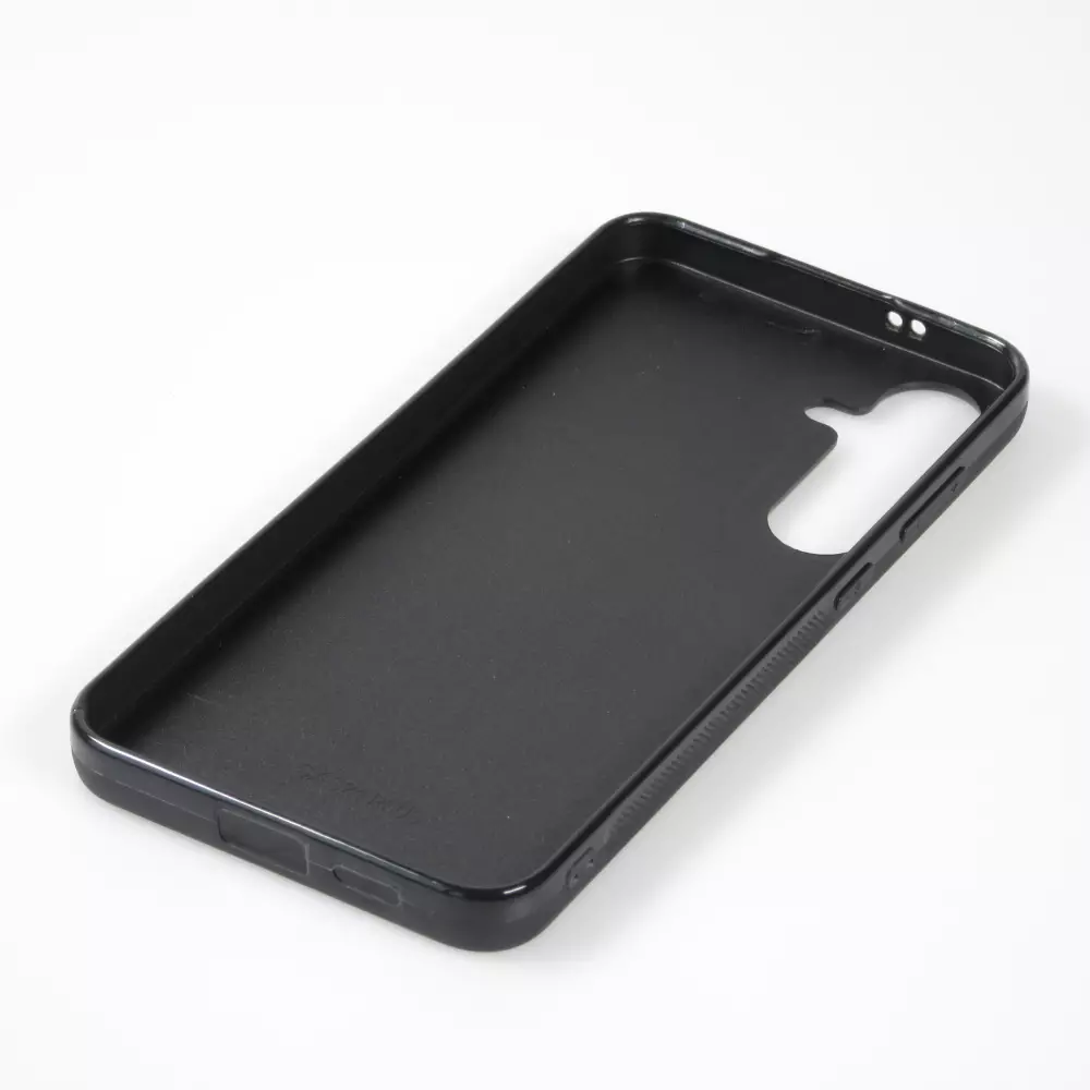 Samsung Galaxy S24 Case Hülle - Silikon schwarz Valentin 2025 Konfetti