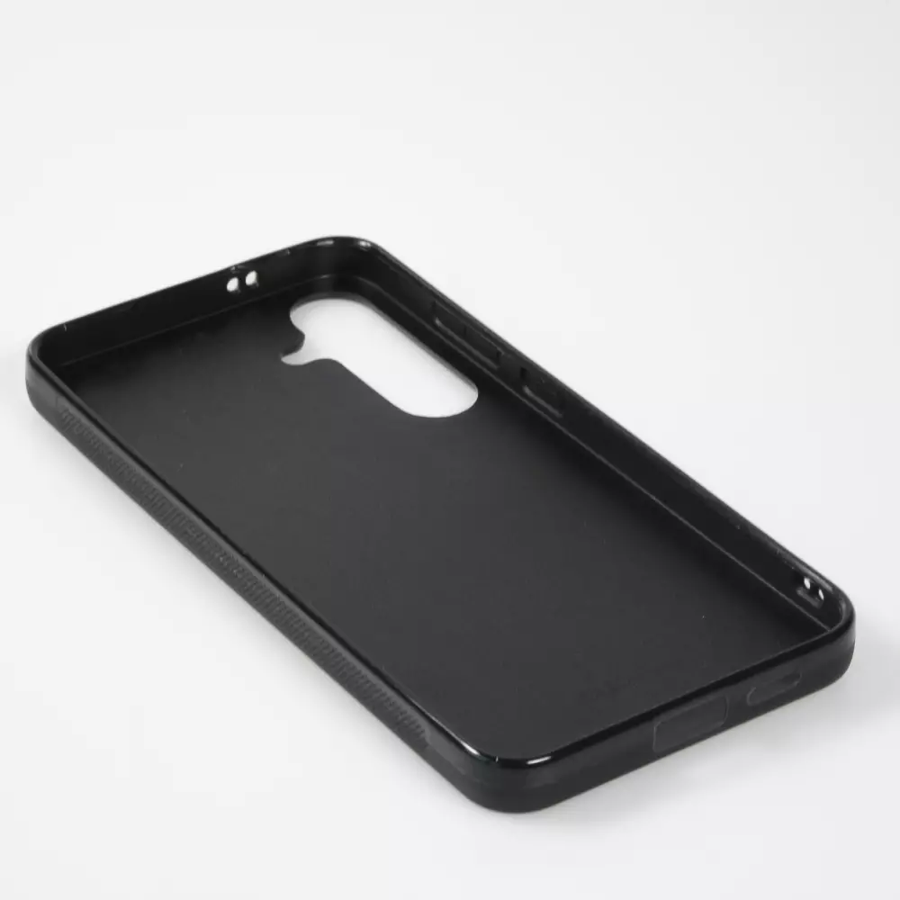 Samsung Galaxy S24 Case Hülle - Silikon schwarz Valentin 2025 Konfetti