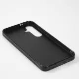 Samsung Galaxy S24 Case Hülle - Silikon schwarz Valentin 2025 Konfetti