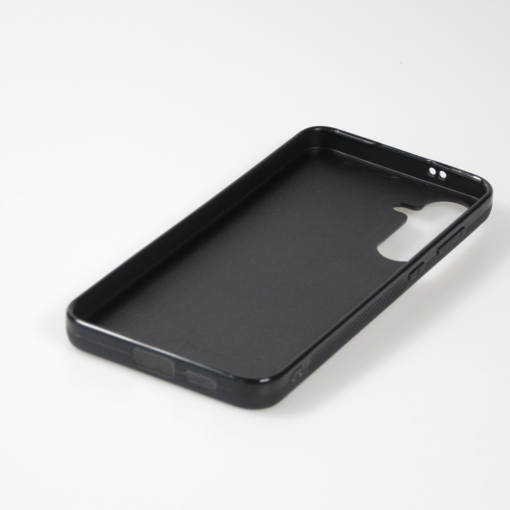 Samsung Galaxy S24+ Case Hülle - Silikon schwarz Summer 2025 Grow with the flow