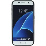 Samsung Galaxy S7 Case Hülle - Silikon schwarz Taylor Swift Sketch - White