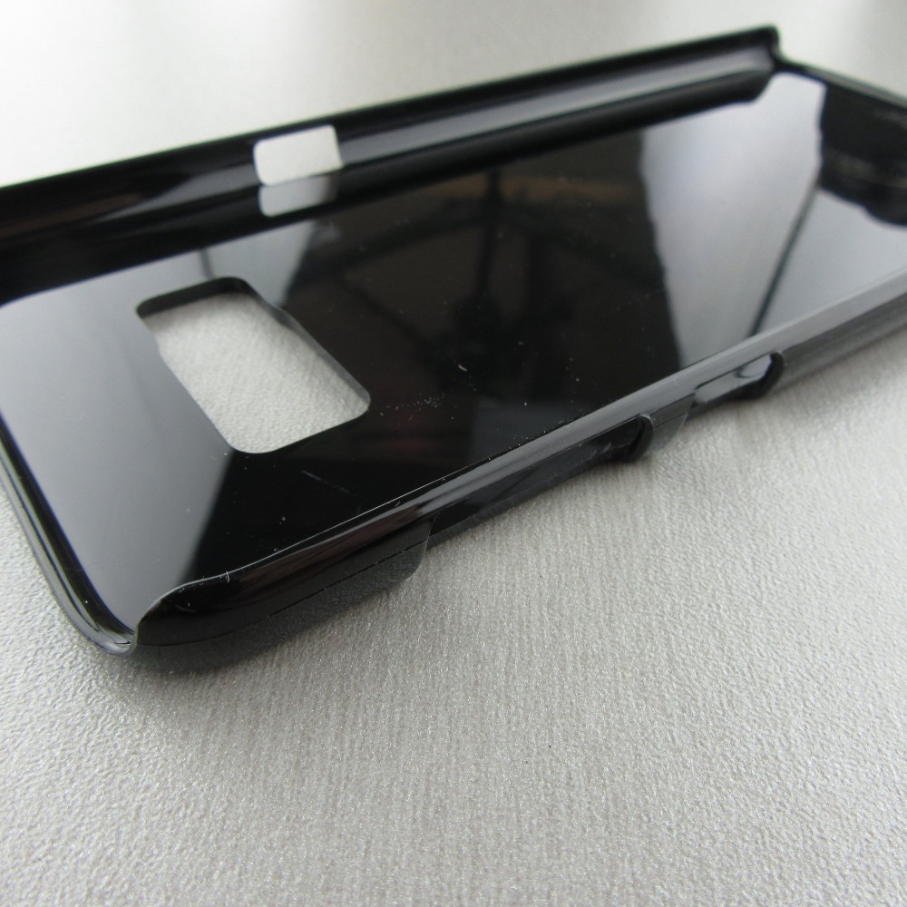 Samsung Galaxy S8 Case Hülle - Chat auf lila Hintergrund