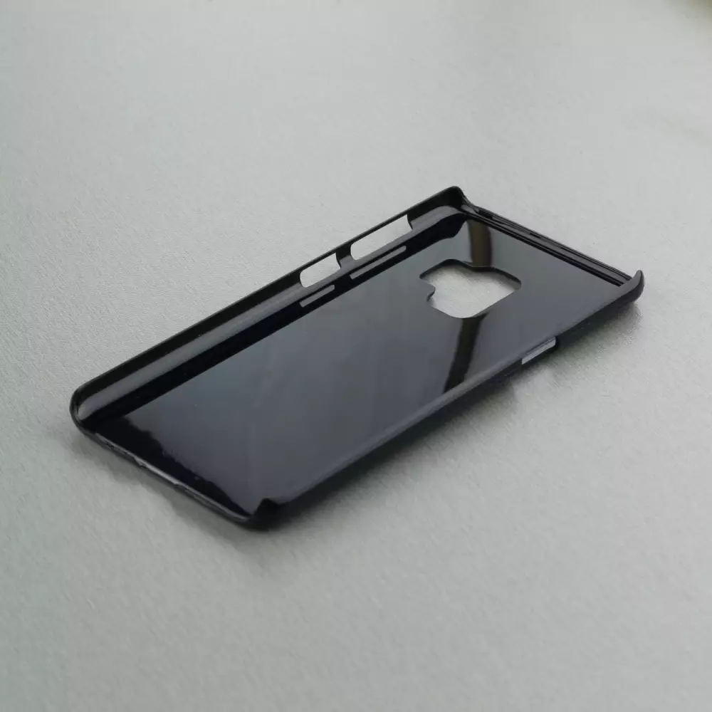 Samsung Galaxy S9 Case Hülle - Schneeflocke Solar Glanz