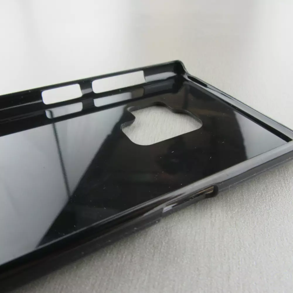 Samsung Galaxy S9 Case Hülle - Schneeflocke Solar Glanz