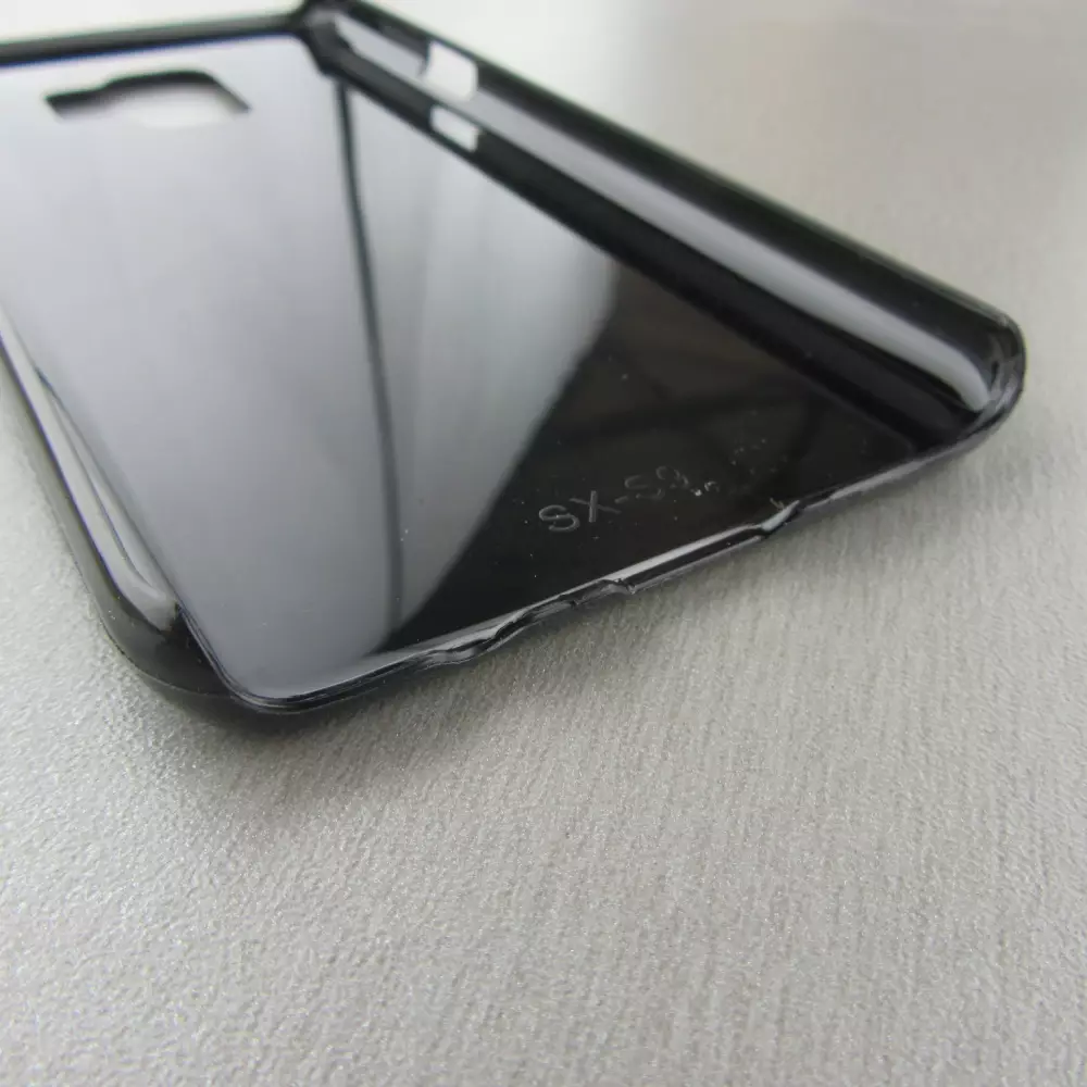 Samsung Galaxy S9 Case Hülle - Schneeflocke Solar Glanz
