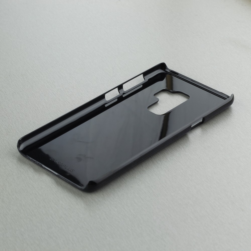 Samsung Galaxy S9+ Case Hülle - Chat auf lila Hintergrund