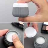 Set de voyage bouteilles en silicone (8 pi&egrave;ces) &eacute;tanches pour cosm&eacute;tiques et hygi&egrave;ne avec sac transparent zipp&eacute; (tubes 90 ml)