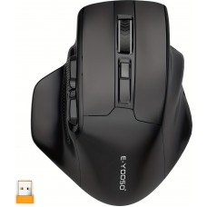 E-YOOSO X-31 Ergonomische Kabellose Gaming-Maus 5 DPI mit USB-A Adapter - Schwarz