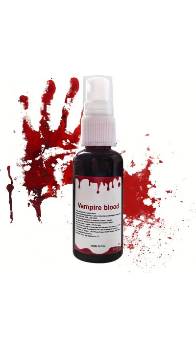 Vampir- und Zombie-Fake-Blut Spray für Halloween-Make-up