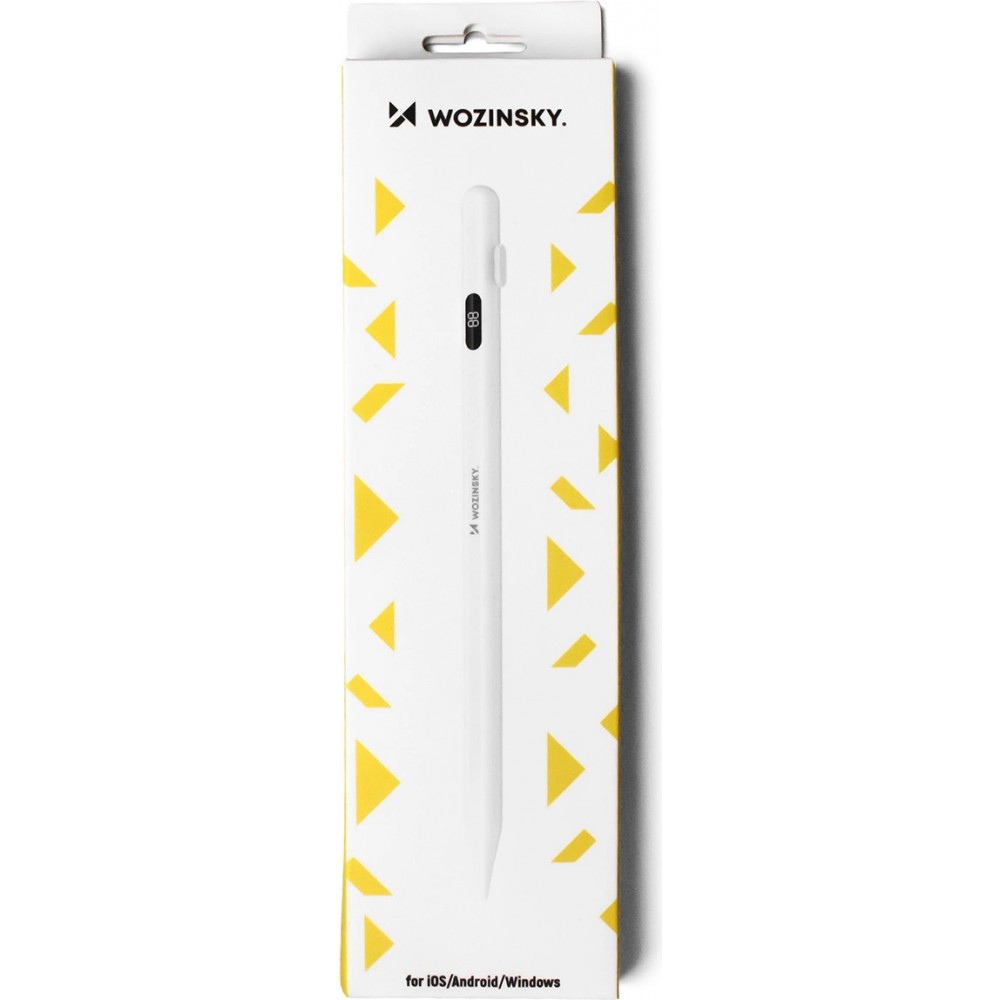 Wozinsky Universeller Aktiver Stylus für Android und iOS (kabellos, USB-C Ladegerät) - Weiss