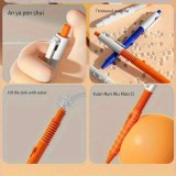 Lustiger Sprühstift für Büro oder Schule - Robuster ABS Scherzartikel, witziges Geschenk - Orange