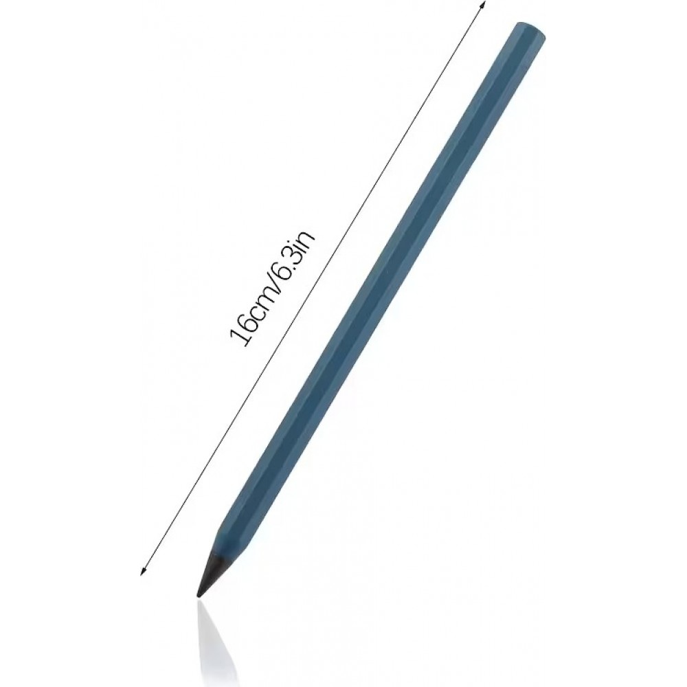 Unendlicher Metallstift ohne Tinte Innovativer langlebiger Bleistift für Zeichnungen in Schule und Büro - Schwarz