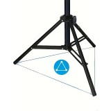 HY300 Pro Tragbarer Projektor Stativ mit h&ouml;henverstellbar bis 110cm - Schwarz