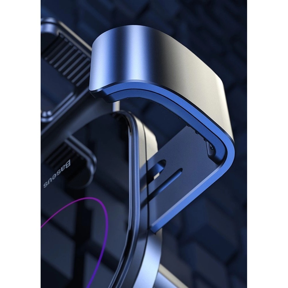 Support de voiture t&eacute;lescopique gravit&eacute; pour pare-brise Baseus (SUYL-JY01) - Noir