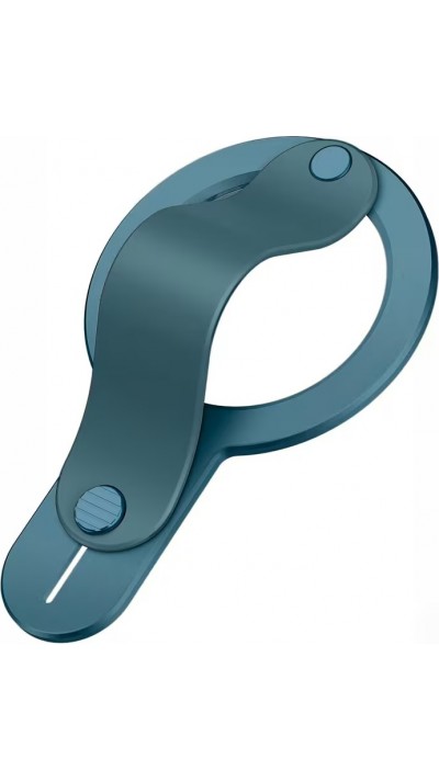 MagSafe Halterung f&uuml;r iPhone 17/16/15/14/13/12 abnehmbarer und faltbarer Ring sicherer Griff aus Zinklegierung mit integriertem Adapter - Dunkelgr&uuml;n