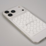 PhoneLook Universal Handyhalterung mit Silikon-Klebefixierung und Saugnapf - Weiss