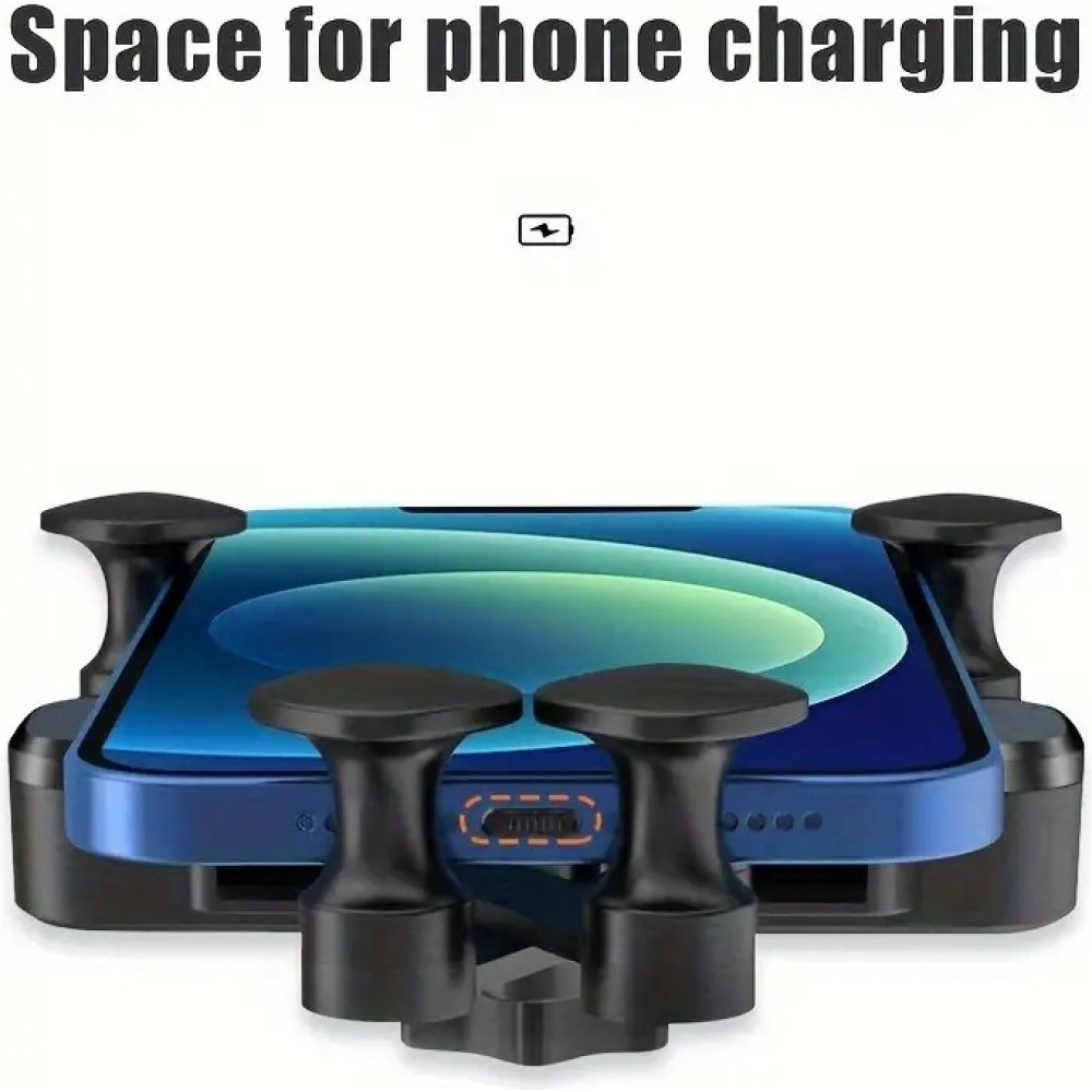 Tesla Model 3/Y Handyhalterung Auto (2024-2025) - Feste Befestigung integrierte Montage spezielles Tesla-Design - Schwarz